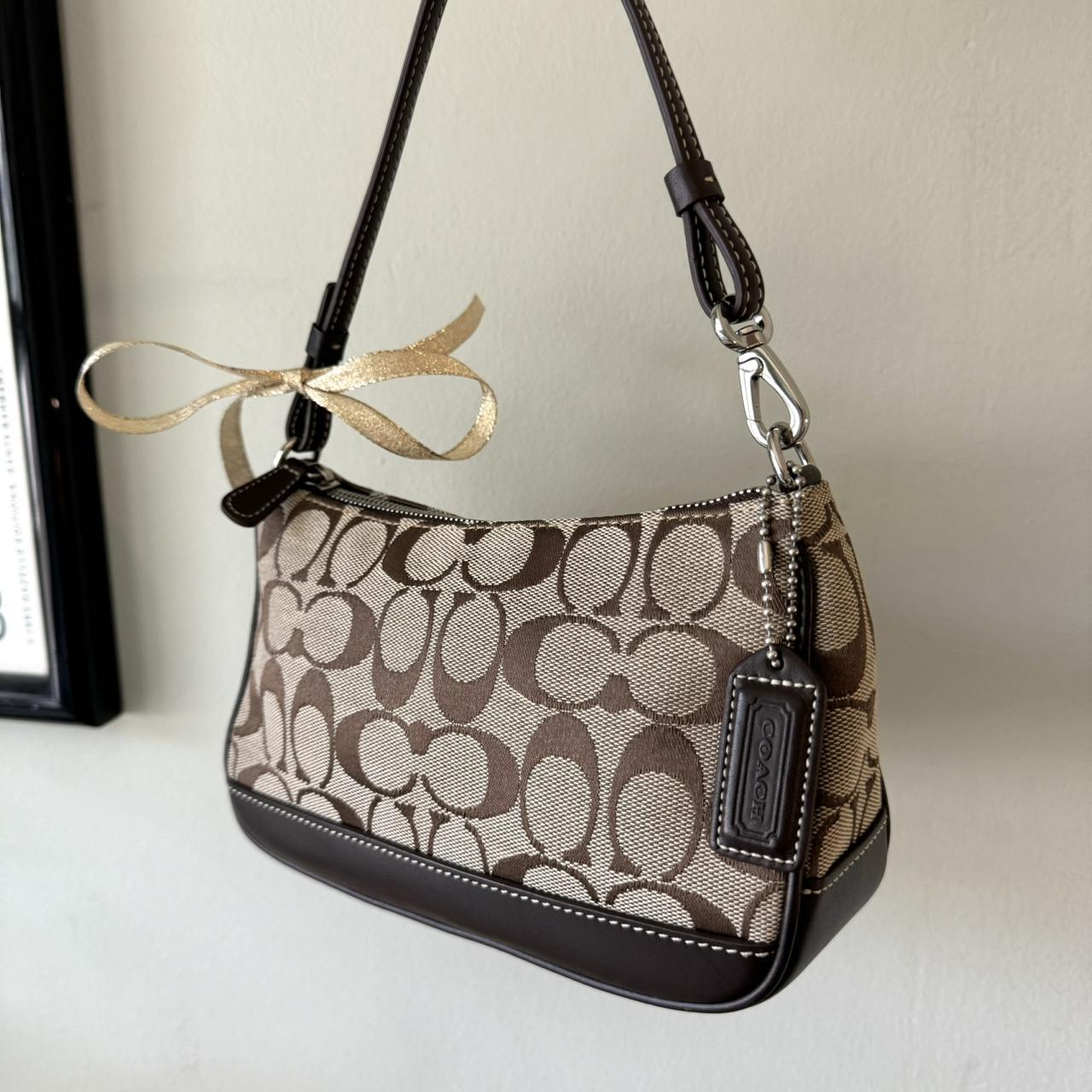 Coach Monogram Mini Baguette Bag