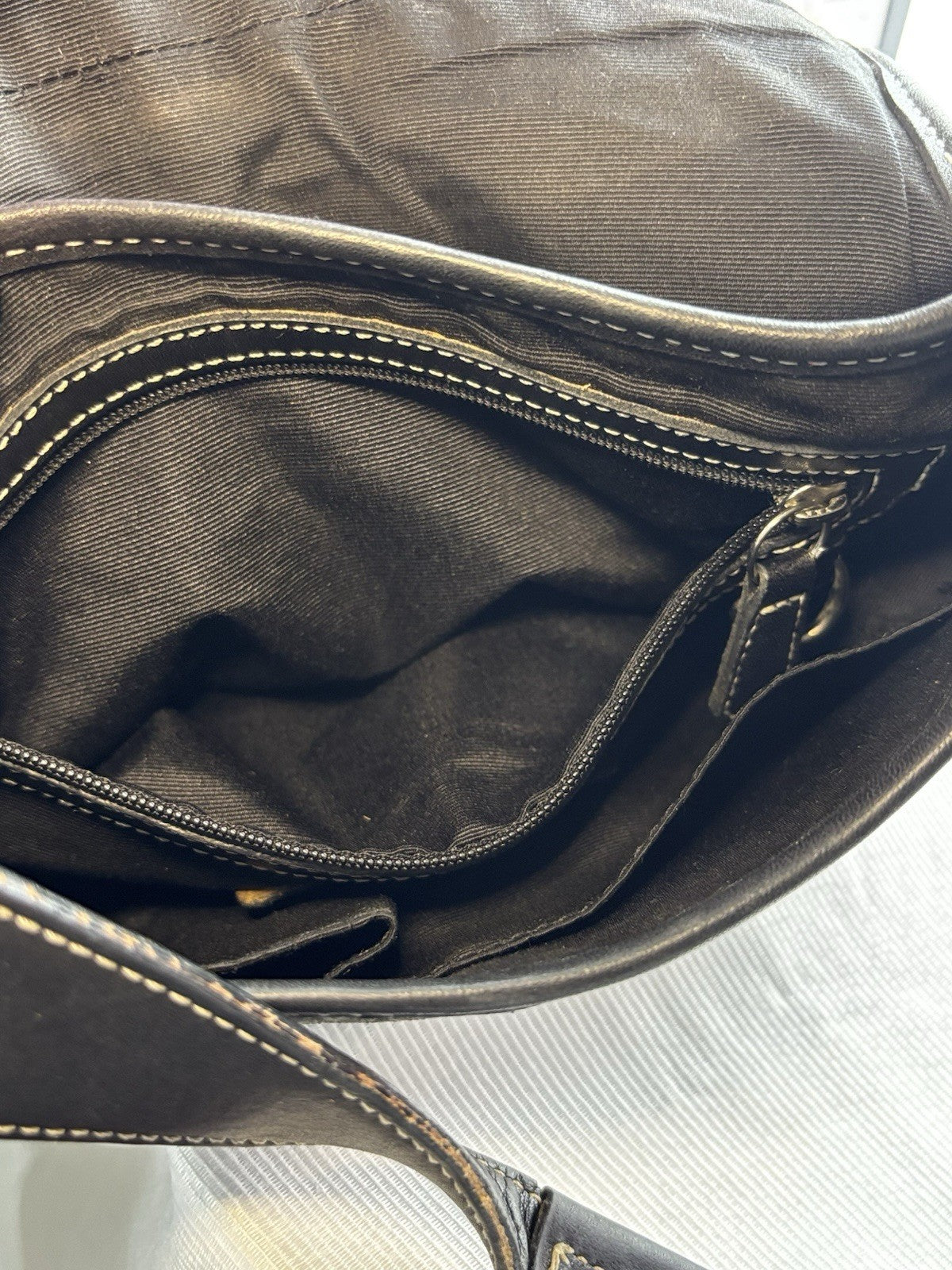 Vintage Coach Mini Soho Buckle Bag β Black/Grey π€
