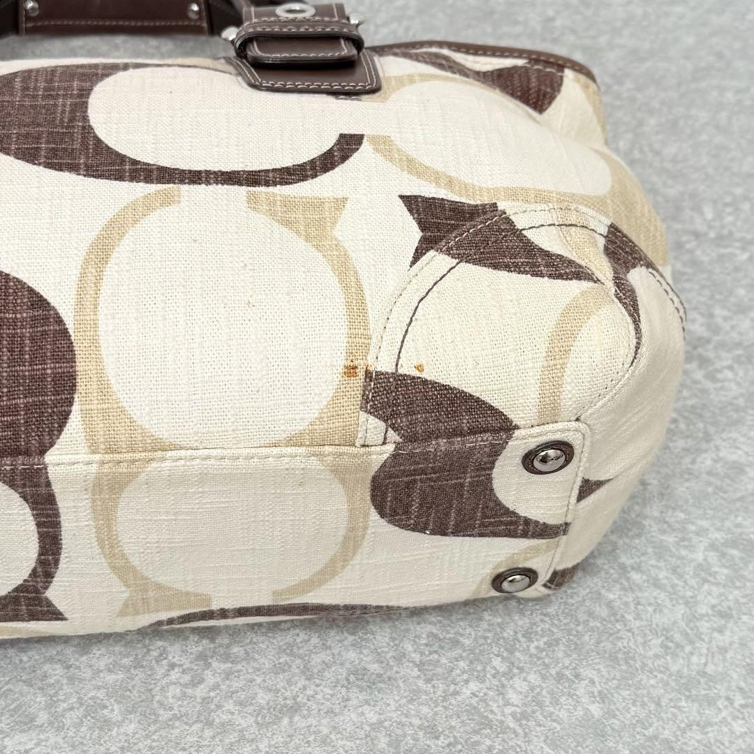 Coach Signature Canvas Tote Bag – Beige Monogram 🤎
