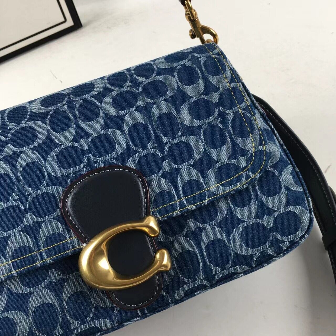 Coach CA105 Tabby Shoulder Crossbody Bag - Signature Denim π