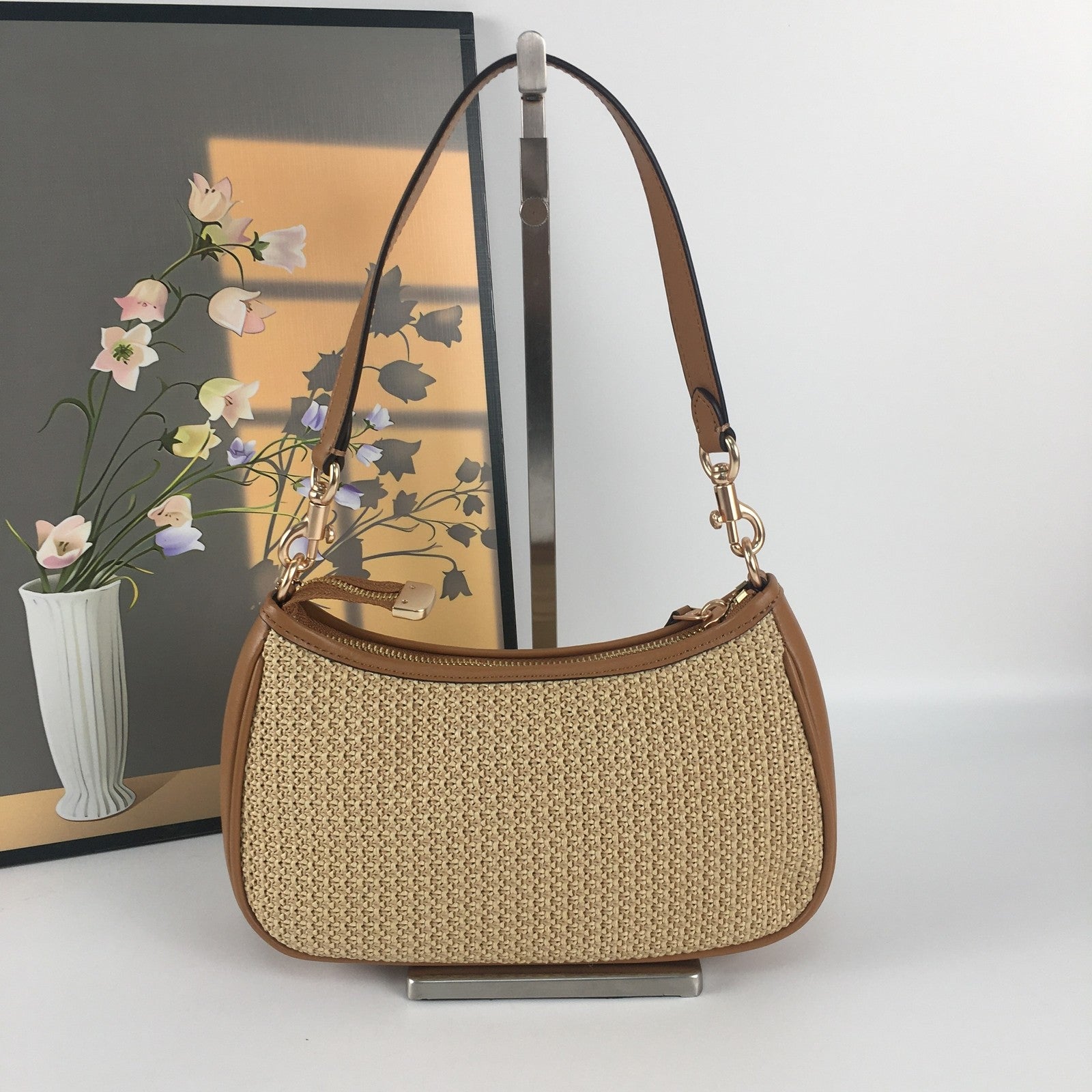COACH CR350 Teri Crossbody Bag in Latte