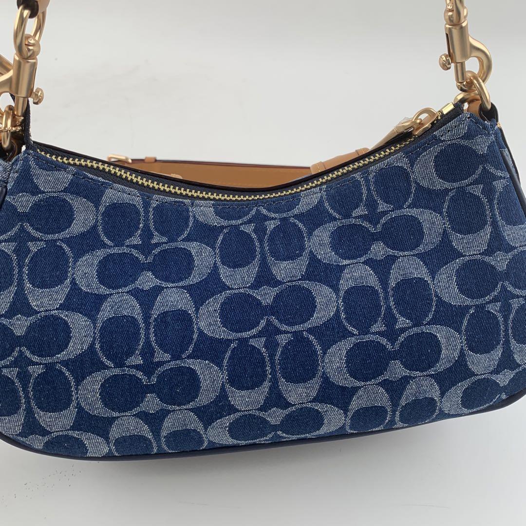 COACH Ashton Baguette Bag - Signature Canvas Denim CY700