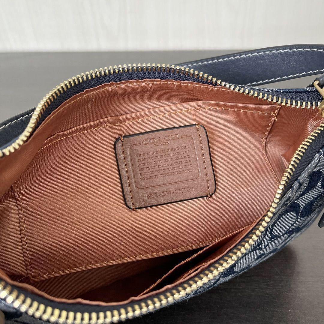 Coach CH139 Shoulder Bag – Smooth Blue Leather 💙