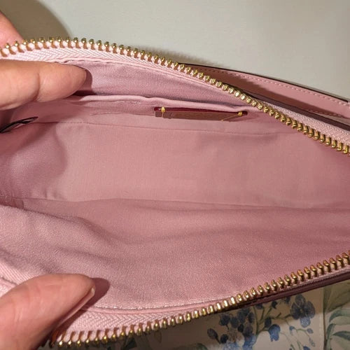COACH Teri Shoulder Bag in Signature Canvas - Powder Pink π