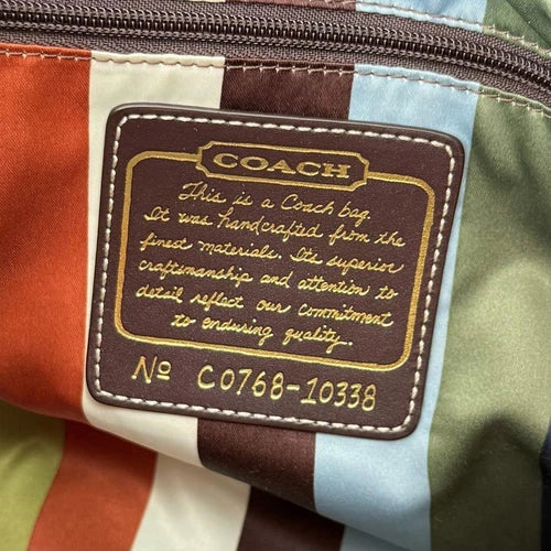 COACH Legacy Turnlock Slim Flap Shoulder Bag β Dark Brown π€