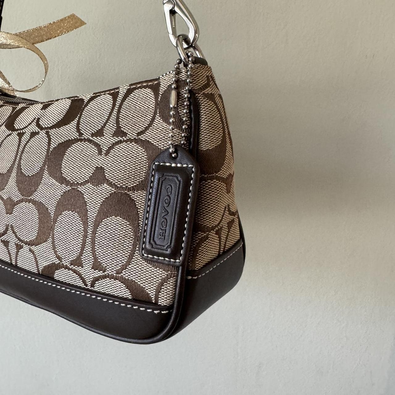 Coach Monogram Mini Baguette Bag