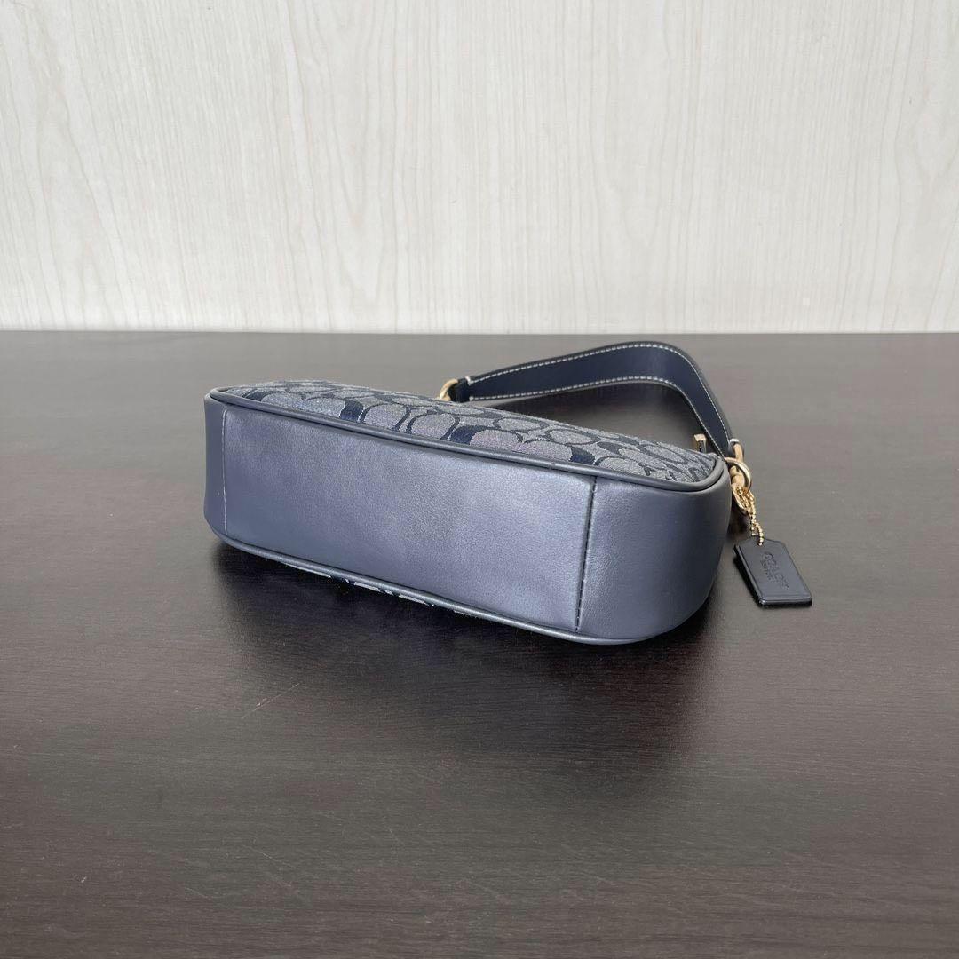 Coach CH139 Shoulder Bag – Smooth Blue Leather 💙