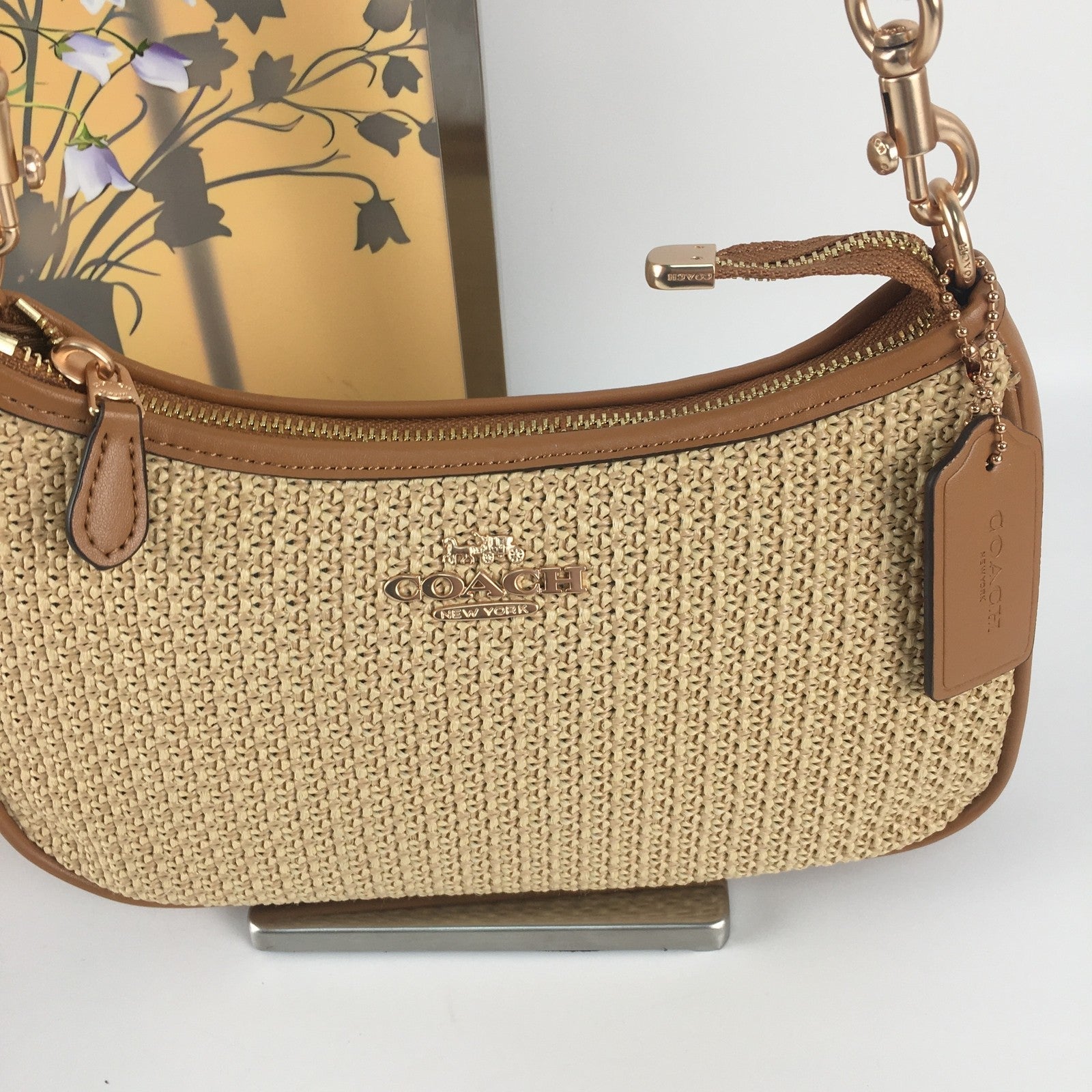 COACH CR350 Teri Crossbody Bag in Latte