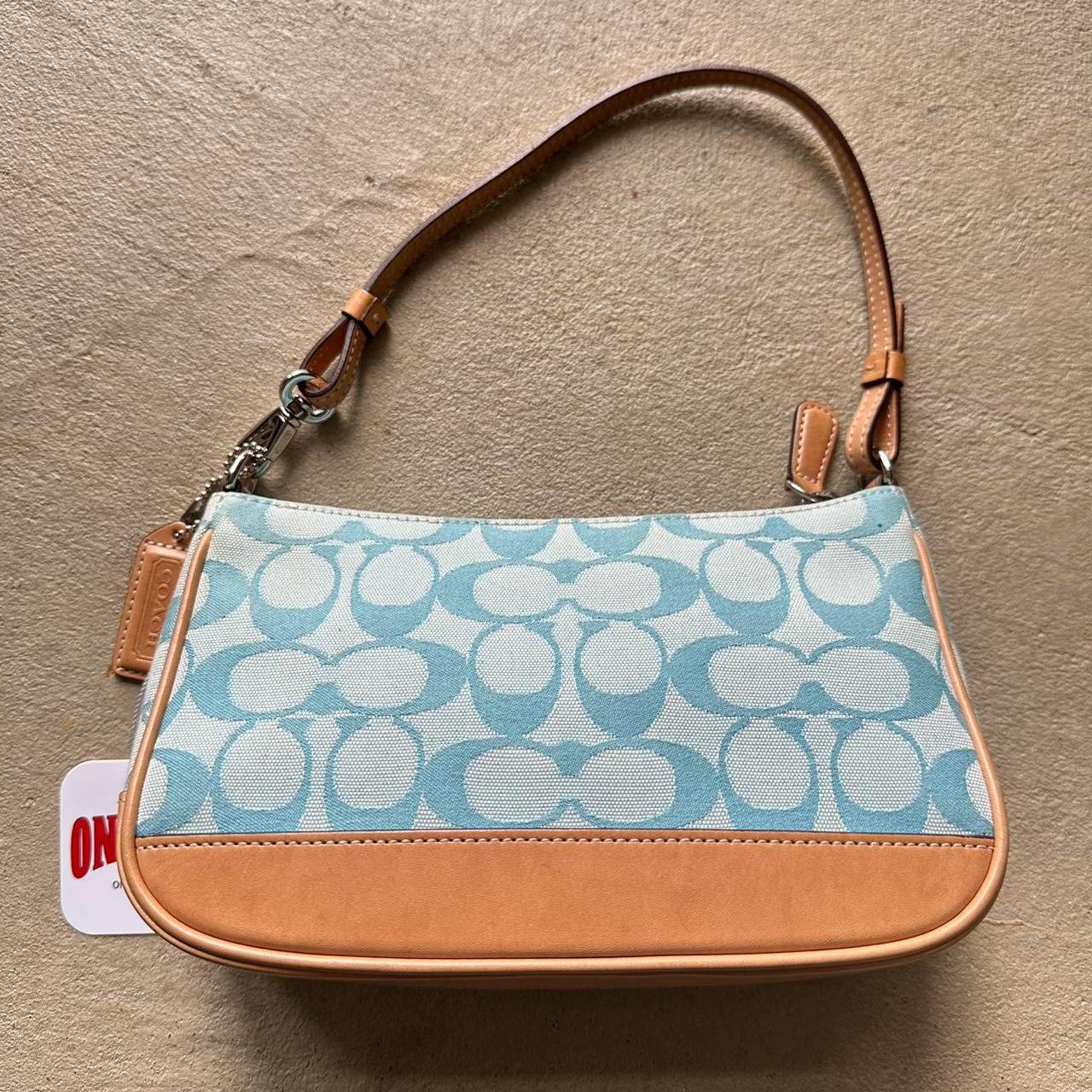 Vintage Y2K Coach Blue Demi Shoulder Bag 💙👜